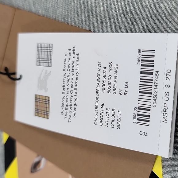 Burberry Kids Elbrook Deer Sweatshirt - Picture 7 of 7